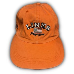 Links Orange HEAD cap